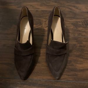 Brown suede dress shoes